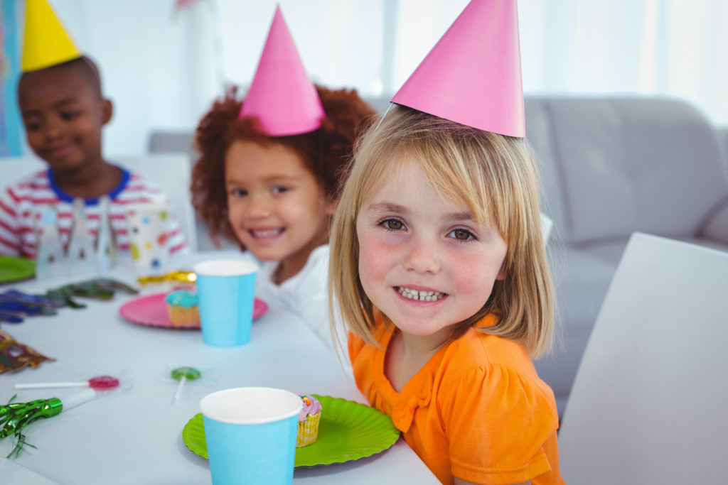 kids party inside a house